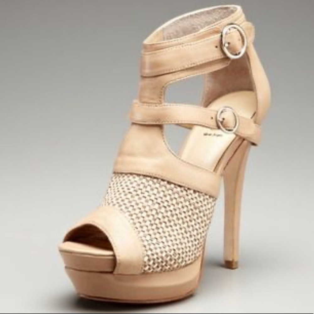 Velvet Angels tan heels!